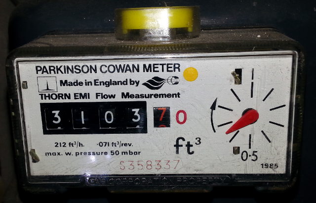 Parkinson Cowen Gas Meter